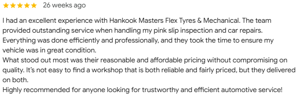 Customer Google review 4 of 12
